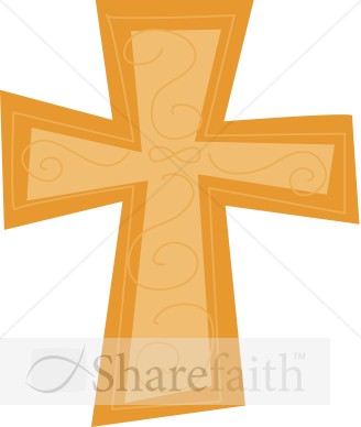 Stylized Gold Cross
