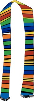 Multi Colored Stole