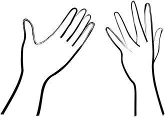 Hands Lifted in Praise