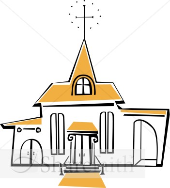 Joyful White and Yellow Church