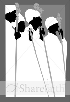Wisemen Journey to Bethlehem Following the Star