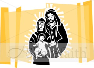 Baby Jesus And Parents