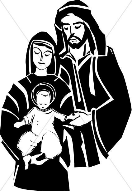 free clip art of holy family - photo #31