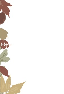 Fall Leaves Page Side