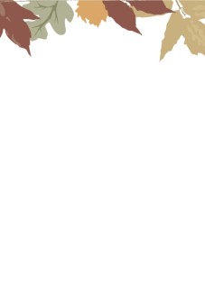 Fall Leaves Page Top