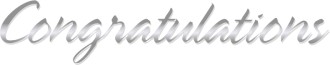 Formal Silver Congratulations Script