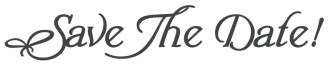 Save the Date Title for Upcoming Events