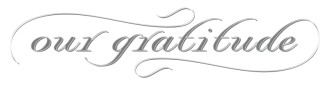 Elegant Our Gratitude