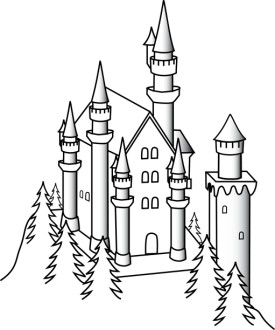Castle in Forest
