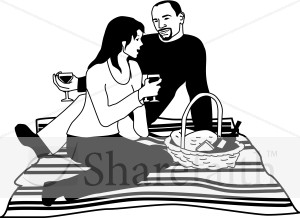 Black and White Picnic