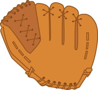 Baseball Glove Outline