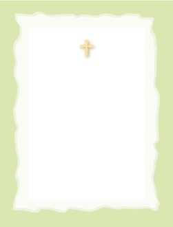 Cross and Wavy Border
