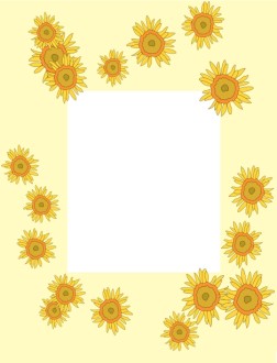 Lots of Yellow Sunflowers