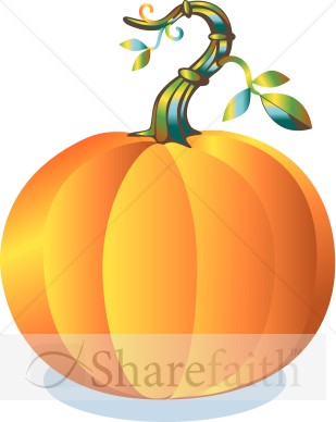 Colorful Round Pumpkin
