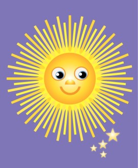 smiling sun