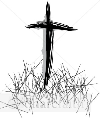 sketched cross