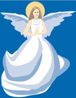 Church Clipart Praying Angel