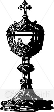 Black Roman Catholic Covered Chalice