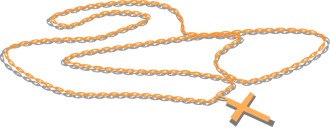 Gold Cross on Chain