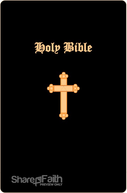 Black Bible Cover
