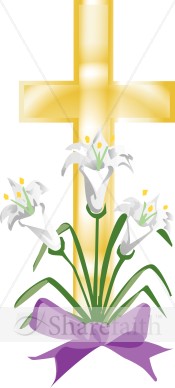 Easter Lily Cross