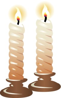 Twin Altar Candles