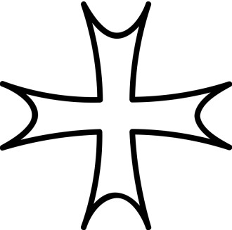 Cross Formee Outlined
