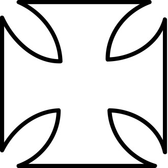 Black Cross Patte'e