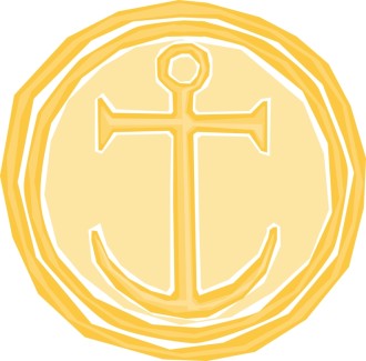 Gold Cross as Anchor