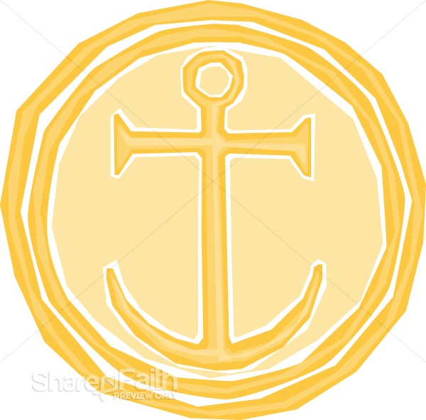 Gold Cross as Anchor