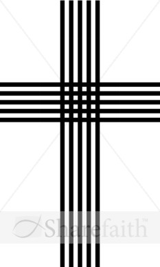 Architectural Cross with Beams
