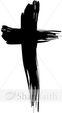 Bold Brushstroke Cross