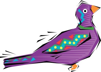 Fun, Festive Bird Clipart