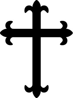 Fleur De Lis Cross