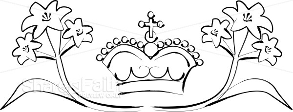 Crown with Flowers | Crown Clipart