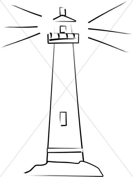 free christian lighthouse clipart - photo #27