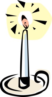 Cartoon Style Candle