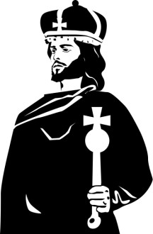Bishop with Crown and Sceptre