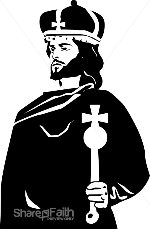 Bishop with Crown and Sceptre