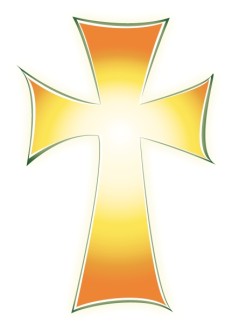 Glowing Cross Clipart