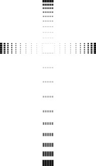 Cross in Dots Graphic