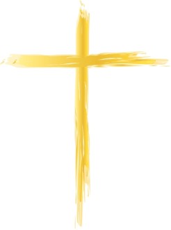 Thin Gold Cross Design