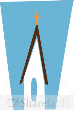 Stylized Church with Spire