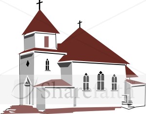 Red and Tan House of Worship