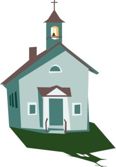 Church Image in Green