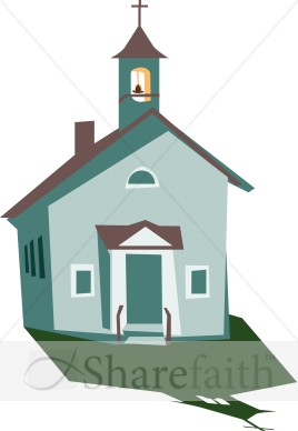 Church Image in Green