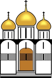 Gold Onion Dome Church
