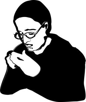 Person in Thoughtful Prayer