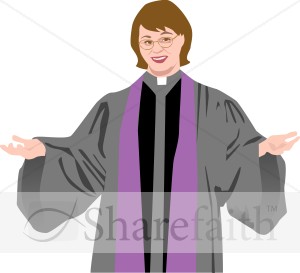 Preacher with Open Arms