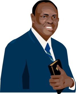 Christian Man with Bible
